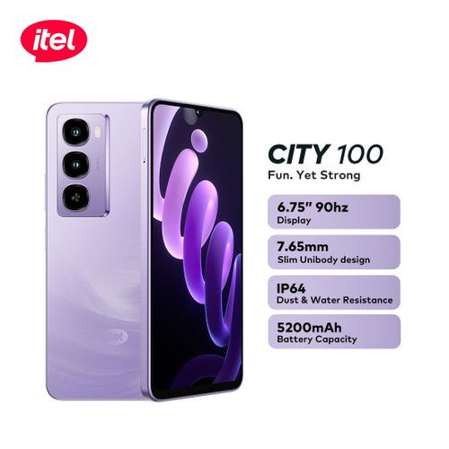 Itel City 100 128GB RAM 12GB