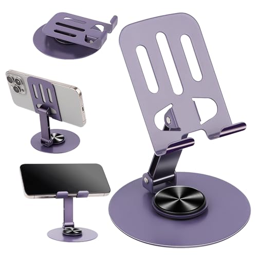 Support Téléphone Pliable et Rotatif – Design et Confort