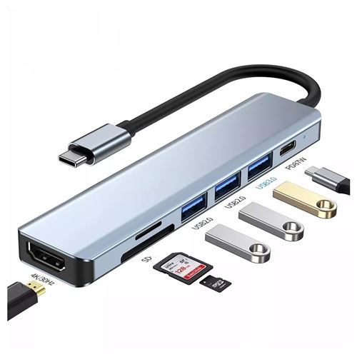 Hub USB-C Moxie 7-en-1