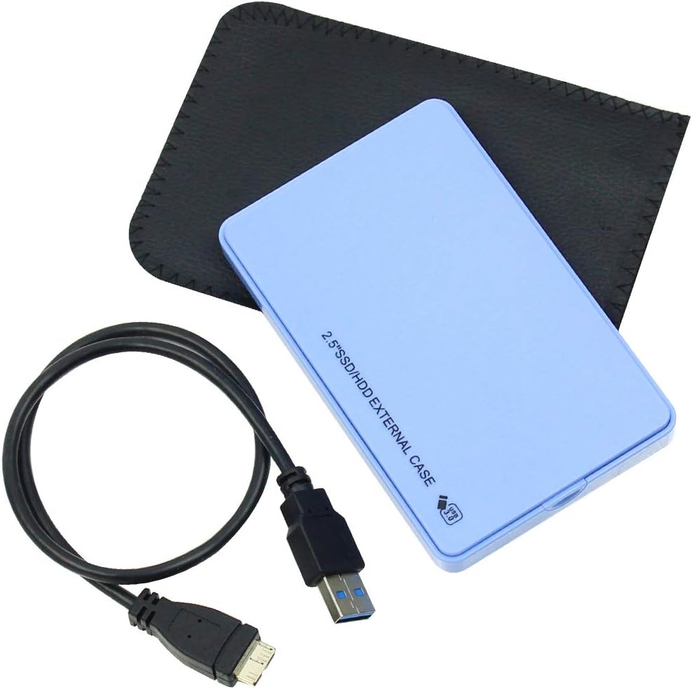 JMT 3 to Boîtier USB 3.0 2.5 SATA HDD boîtier Disque Dur SSD Portable